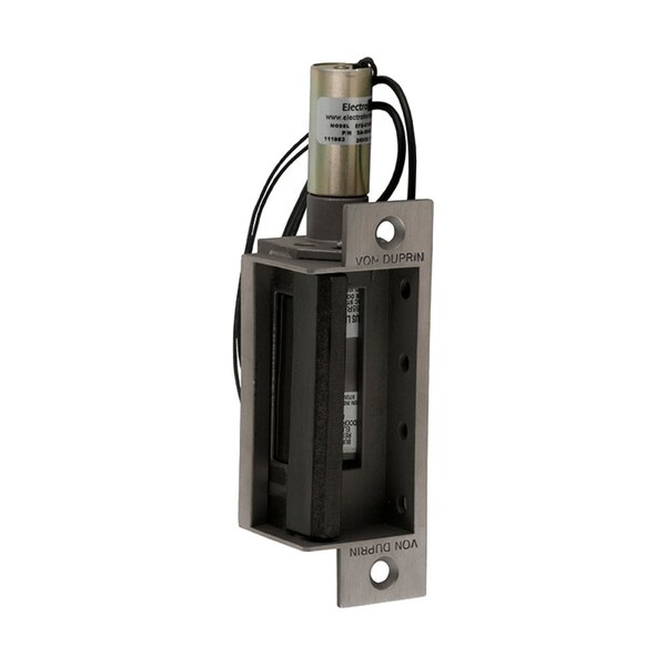 Grade 1 Electric Strike, Fail Secure Electrically Unlocked 12 VDC, 4-7/8-in x 1-1/4-in Faceplate,